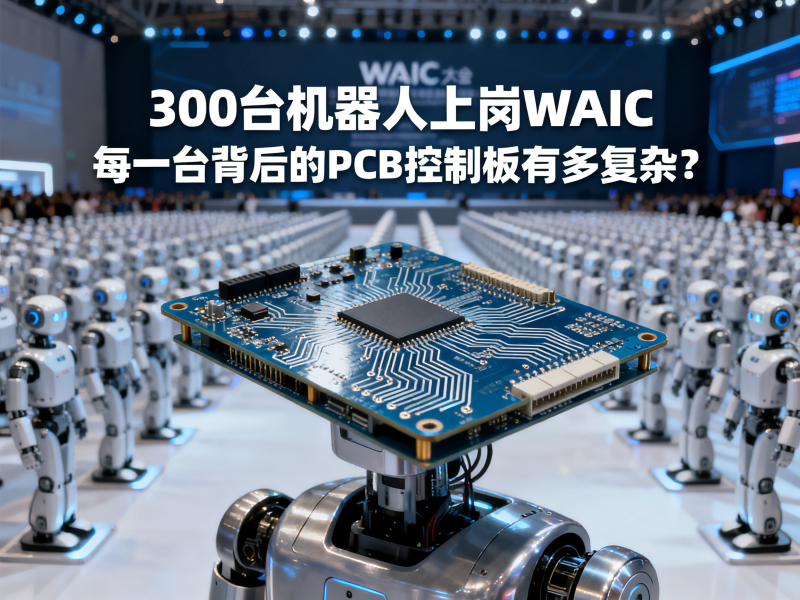 300台机器人上岗WAIC：每一台背后的PCB控制板有多复杂？