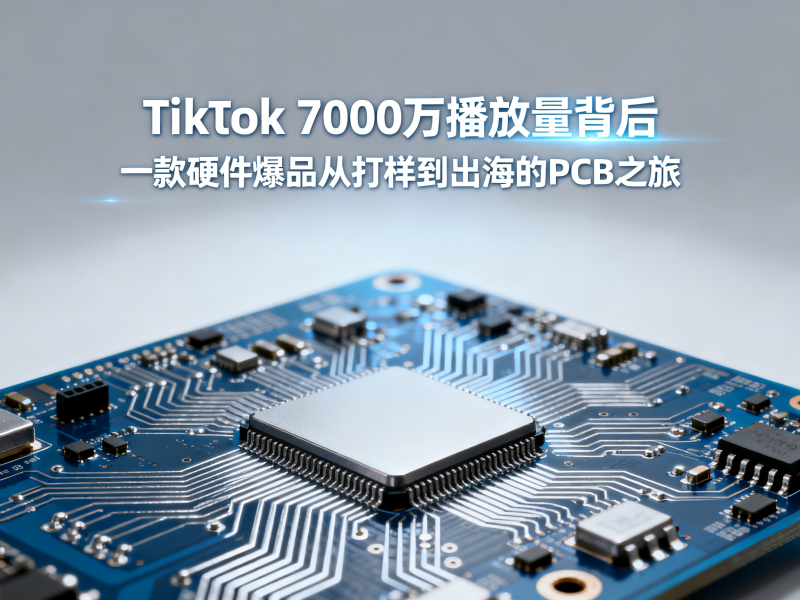 TikTok 7000万播放量背后：一款硬件爆品从打样到出海的PCB之旅