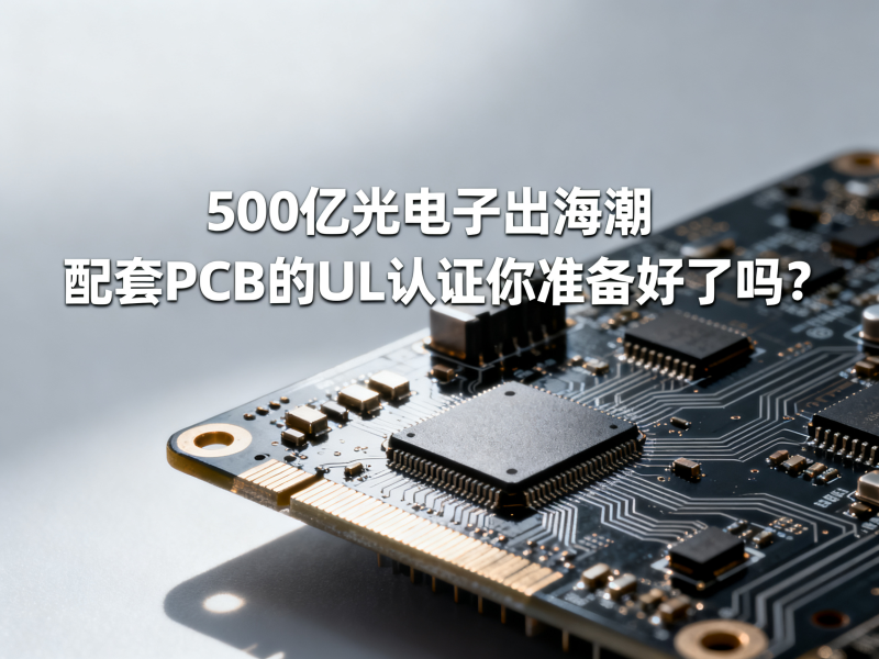 500亿光电子出海潮：配套PCB的UL认证你准备好了吗？