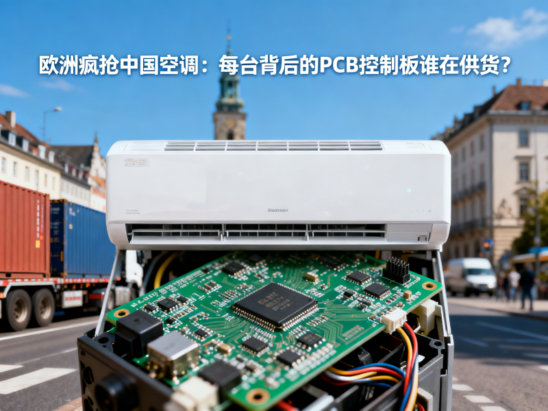 欧洲疯抢中国空调：每台背后的PCB控制板谁在供货？