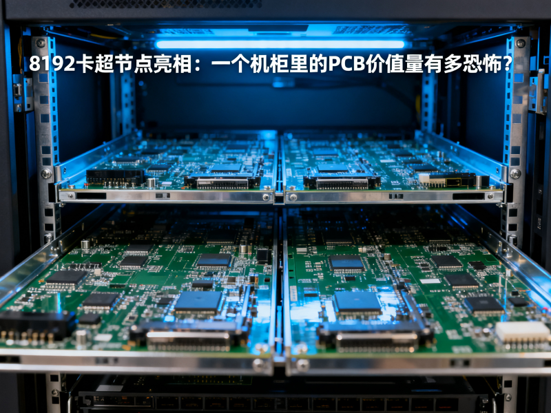 8192卡超节点亮相：一个机柜里的PCB价值量有多恐怖？