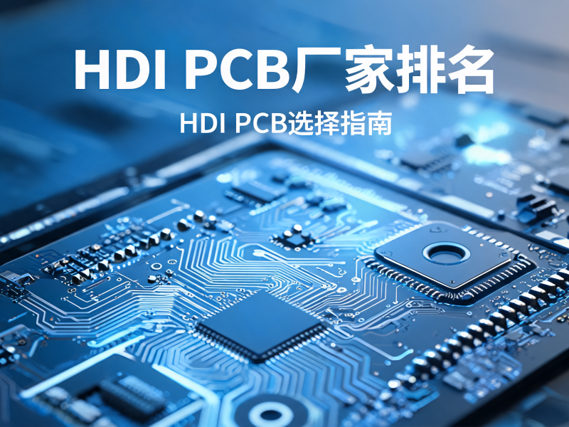 HDI PCB 厂家排名与选择指南