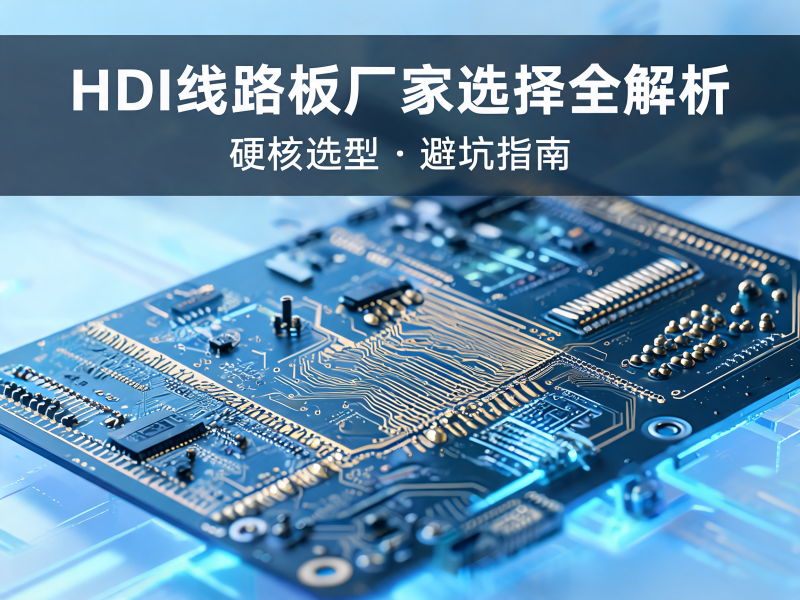 HDI 线路板厂家选择全解析：从技术参数到供应链能力