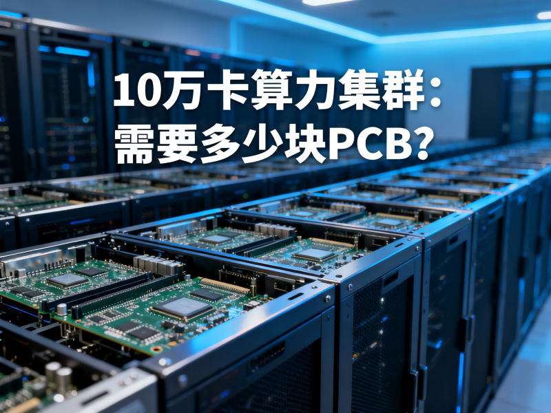 10万卡算力集群：需要多少块PCB？