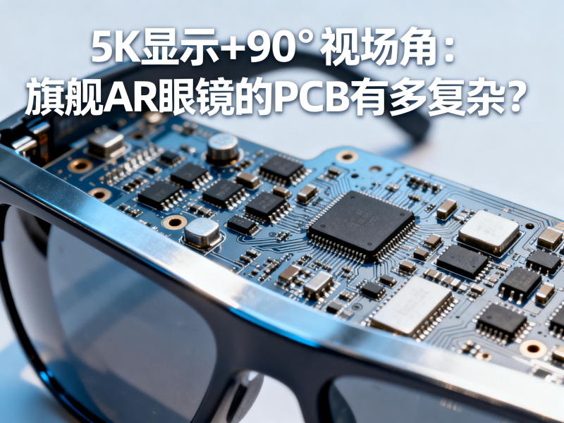 5K显示+90°视场角：旗舰AR眼镜的PCB有多复杂？