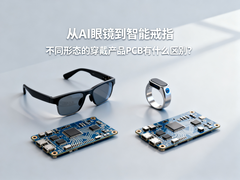 从AI眼镜到智能戒指：不同形态的穿戴产品PCB有什么区别？