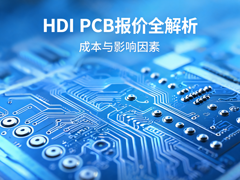 HDI PCB 报价全解析：成本构成、影响因素与专业供应商选择指南