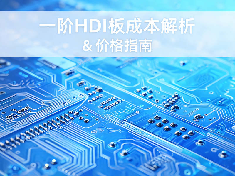 一阶 HDI 板成本解析与价格指南：影响 HDI PCB 报价的关键因素全解
