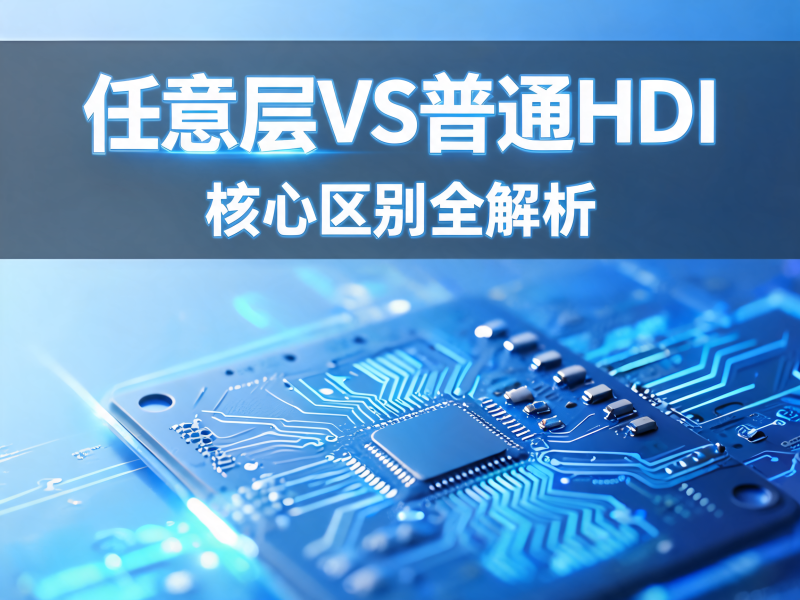任意层 HDI 与普通 HDI 核心区别全解析：为高端 PCB 设计选对技术路径