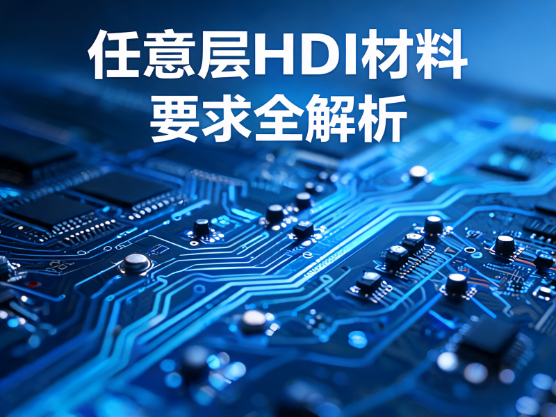任意层 HDI 材料全解析：如何选择匹配 AI、5G 及高端芯片封装的 PCB 核心基材