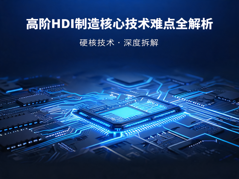 高阶 HDI 制造核心技术难点全解析：从任意层互联到高精度叠孔的技术挑战