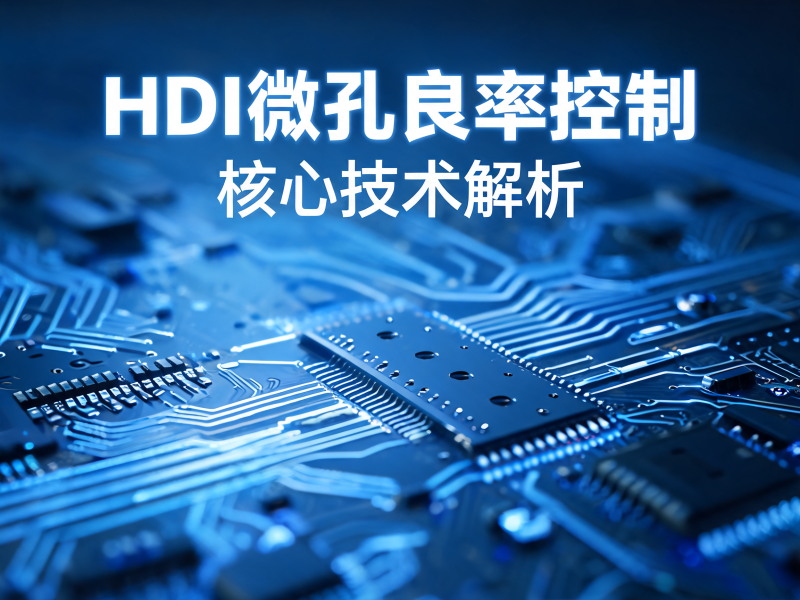 HDI 微孔良率控制核心技术解析：如何保障高端电子产品的可靠性与成本优势