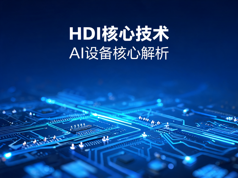 HDI 在 AI 设备中的核心技术解析：从高密度互连到智能计算硬件的制造升级