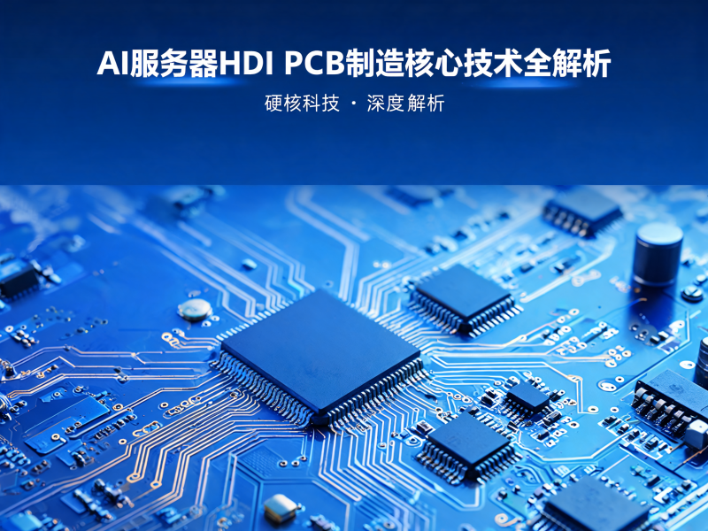 AI 服务器 HDI PCB 制造核心技术全解析：从设计到量产的关键工艺