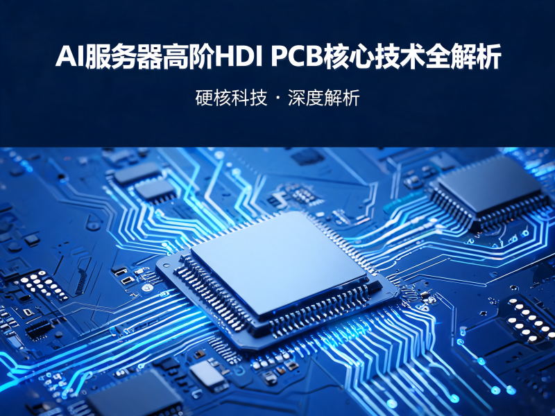 AI 服务器高阶 HDI PCB 核心技术全解析：从设计到制造的挑战与突破