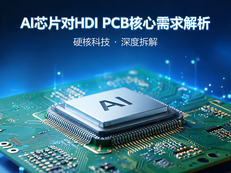 AI 芯片对 HDI PCB 的核心需求解析：高性能计算如何驱动高密度互连技术升级
