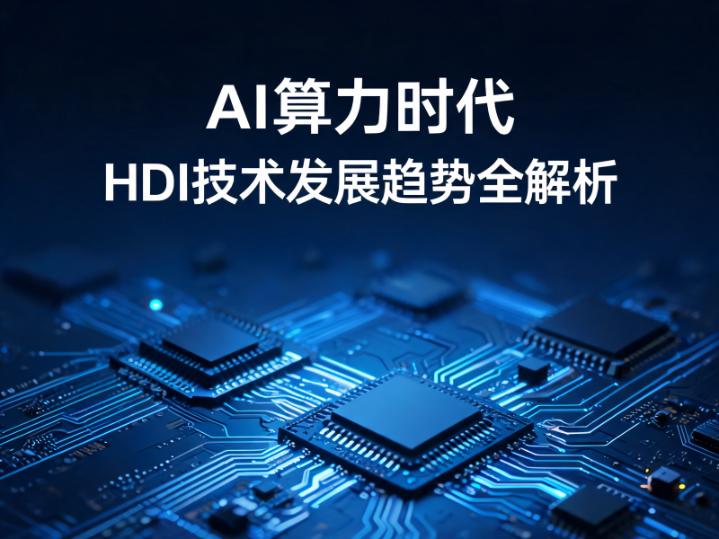 AI 算力时代 HDI 技术发展趋势全解析：高密度互连如何支撑未来智能硬件