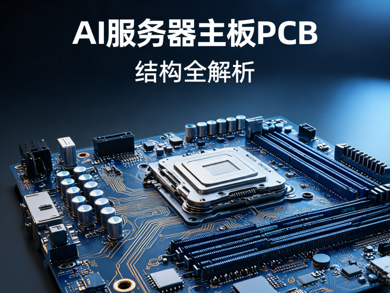 AI 服务器主板 PCB 结构全解析：从高速信号到高密度互连的技术挑战