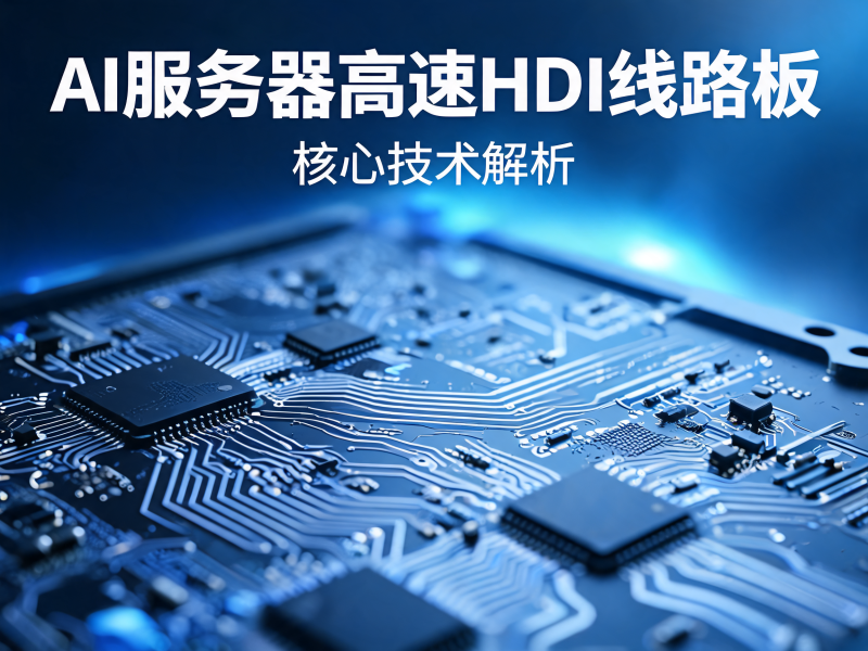 AI 服务器高速 HDI 线路板核心技术解析：高性能计算的 PCB 基石