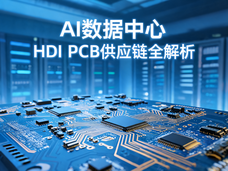 AI 数据中心 HDI PCB 供应链全解析：从芯片到服务器的高密度互连核心