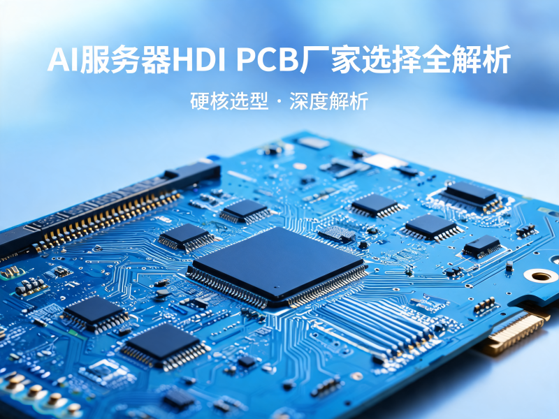 AI 服务器 HDI PCB 厂家选择全解析：从技术指标到供应链协同的深度指南