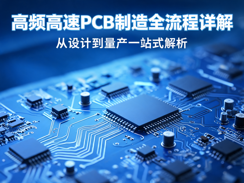 高频高速 PCB 制造全流程详解：从材料选型到精密加工的核心工艺解析