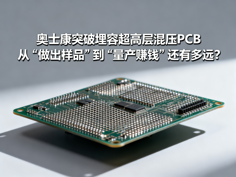 奥士康突破埋容超高层混压PCB：从