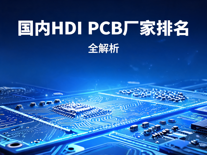 国内 HDI PCB 厂家综合实力全解析：技术布局、应用领域与供应商选择指南