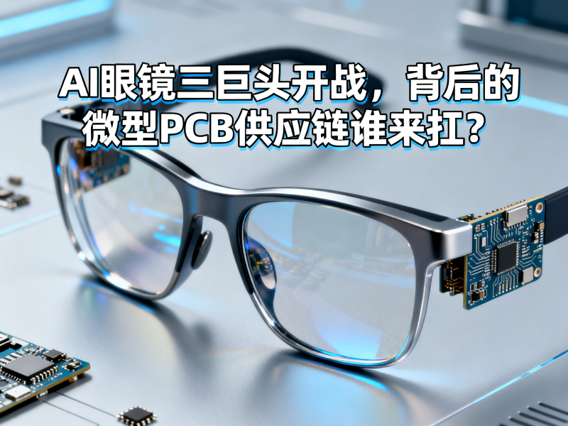 AI眼镜三巨头开战，背后的微型PCB供应链谁来扛？