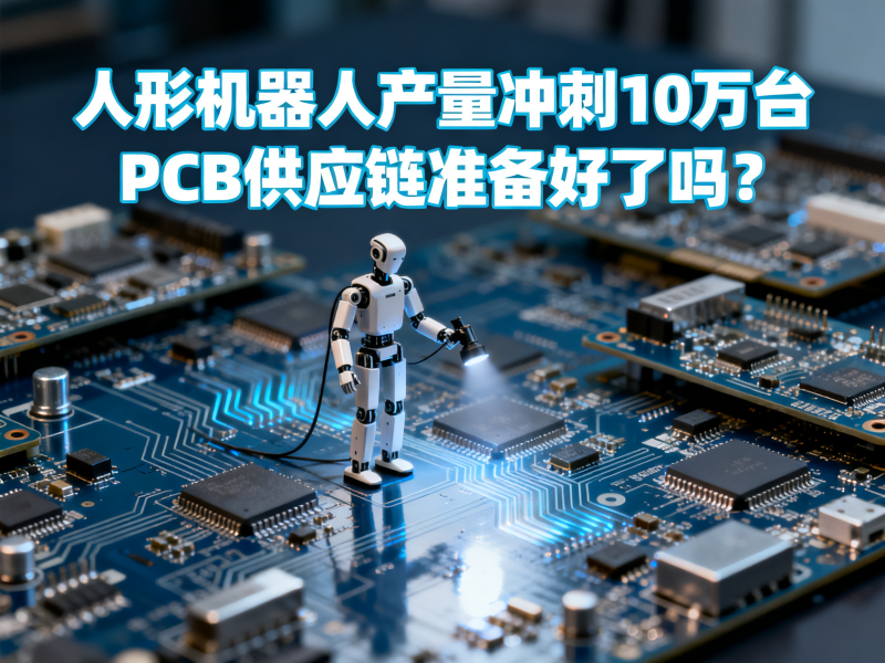 人形机器人产量冲刺10万台，PCB供应链准备好了吗？