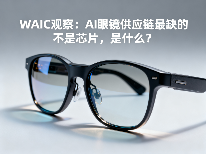 WAIC观察：AI眼镜供应链最缺的不是芯片，是什么？