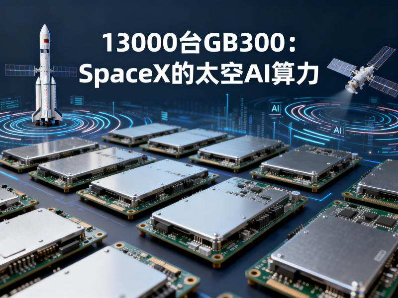 13000台GB300：SpaceX的太空AI算力，需要多少PCB？