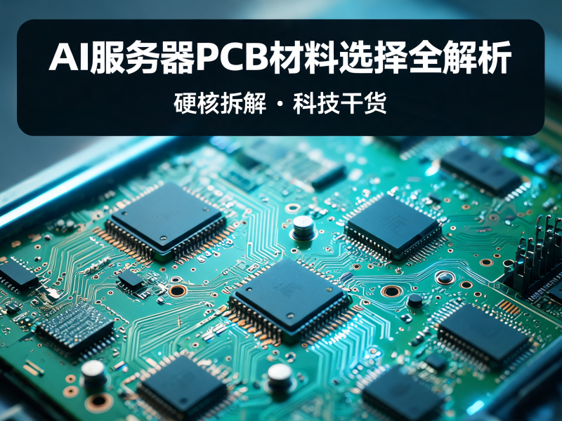 AI 服务器 PCB 材料选择全解析：高速高频材料与供应商制造能力指南