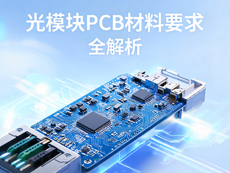 光模块 PCB 材料要求全解析：高速通信时代的材料选：型与制造工艺