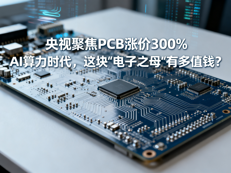 央视聚焦PCB涨价300%：AI算力时代，这块