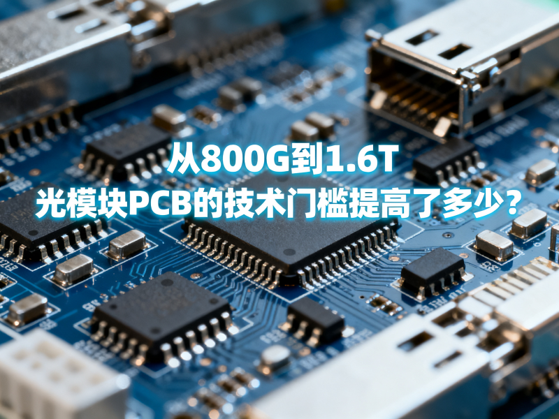 从800G到1.6T，光模块PCB的技术门槛提高了多少？