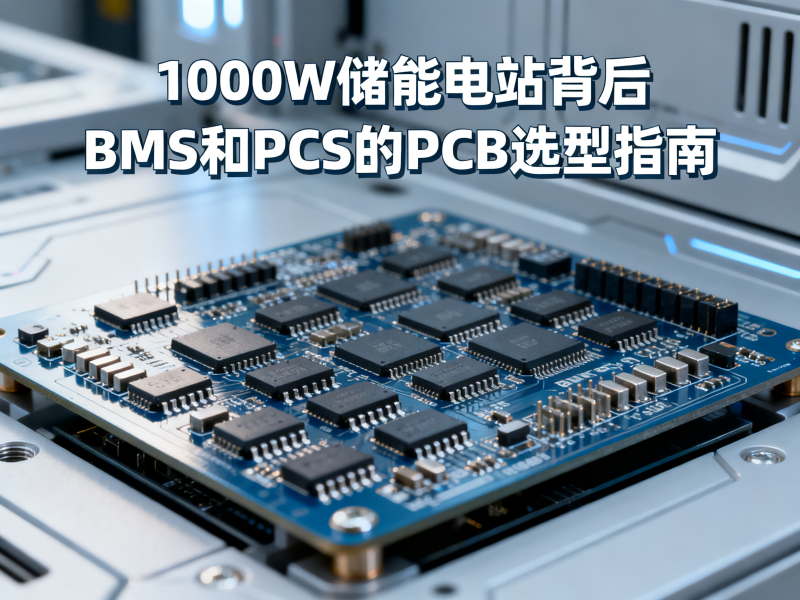 100MW储能电站背后：BMS和PCS的PCB选型指南