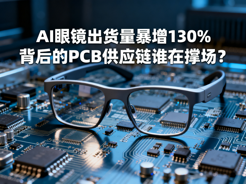 AI眼镜出货量暴增130%，背后的PCB供应链谁在撑场？