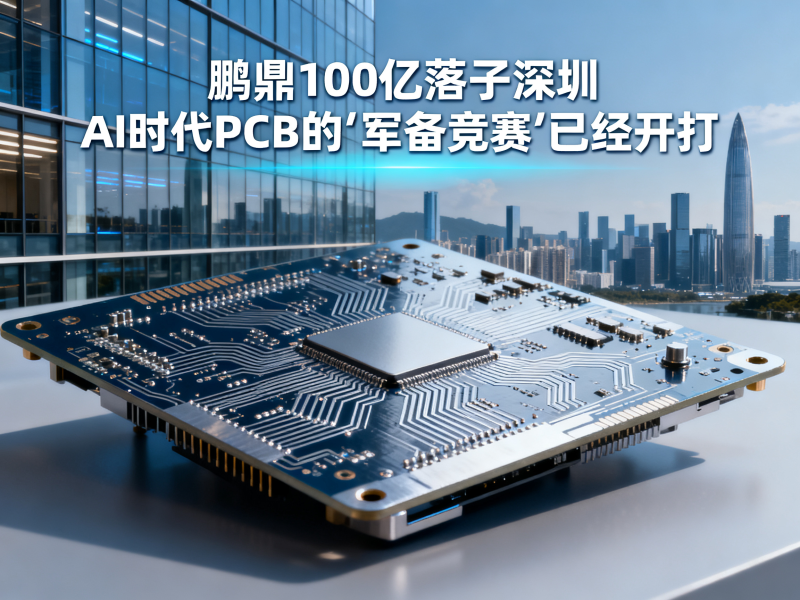 鹏鼎100亿落子深圳：AI时代PCB的