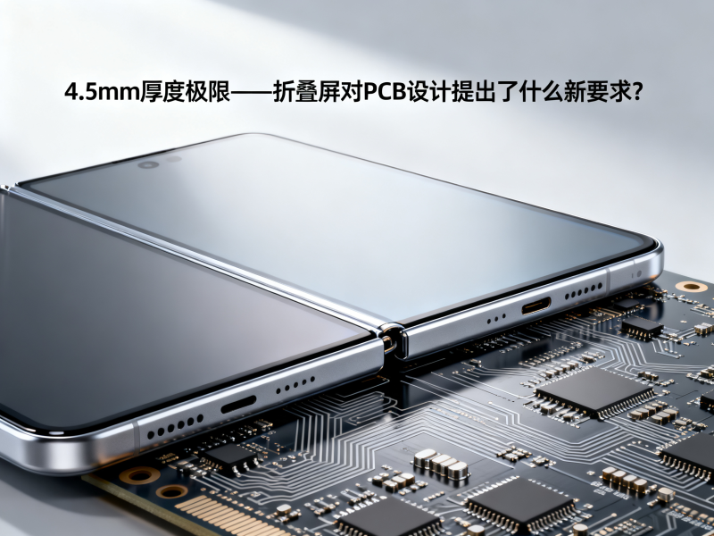 4.5mm厚度极限——折叠屏对PCB设计提出了什么新要求？