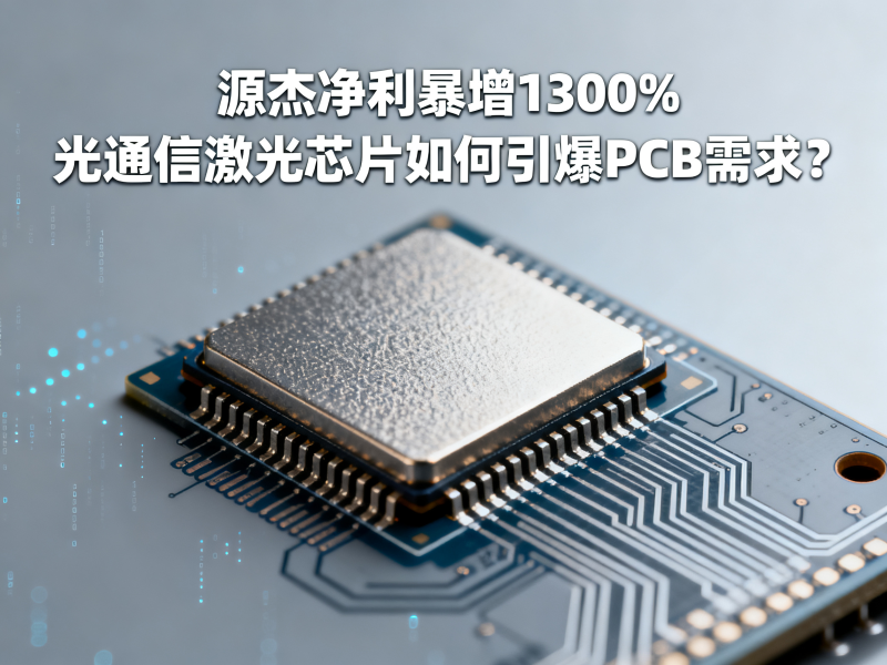 源杰净利暴增1300%：光通信激光芯片如何引爆PCB需求？