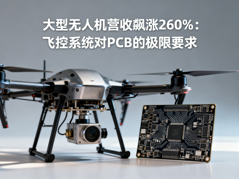 大型无人机营收飙涨260%：飞控系统对PCB的极限要求
