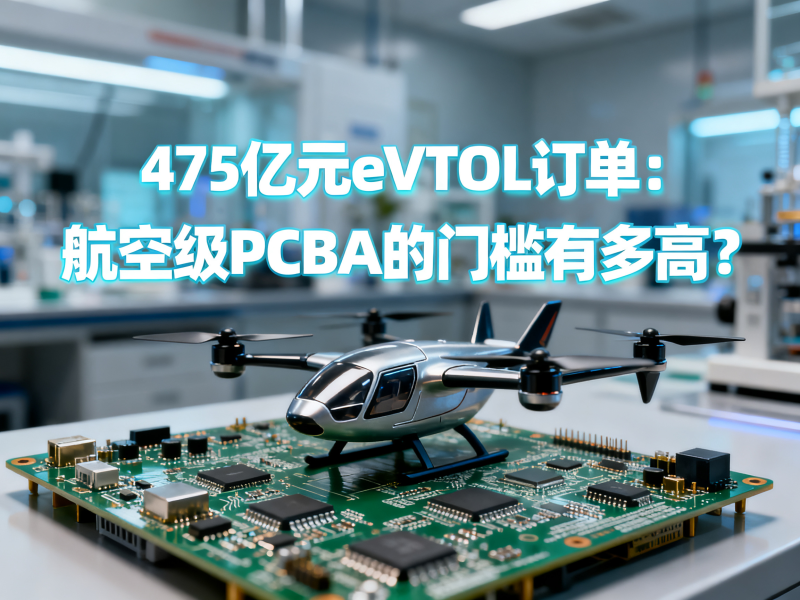 475亿元eVTOL订单：航空级PCBA的门槛有多高？