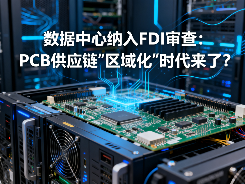 数据中心纳入FDI审查：PCB供应链