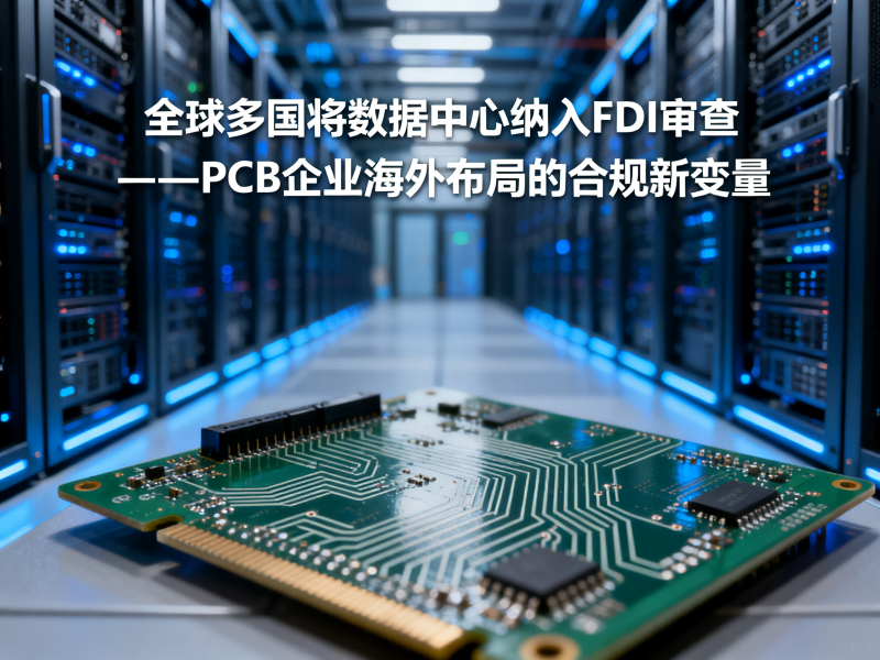 全球多国将数据中心纳入FDI审查——PCB企业海外布局的合规新变量