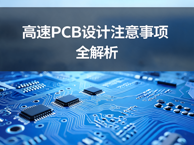 高速 PCB 设计注意事项全解析：从信号完整性到制造落地的关键指南