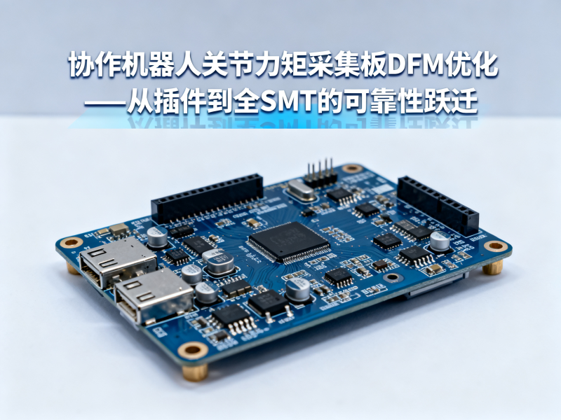 协作机器人关节力矩采集板DFM优化——从插件到全SMT的可靠性跃迁