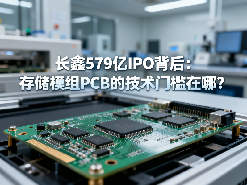 长鑫579亿IPO背后：存储模组PCB的技术门槛在哪？