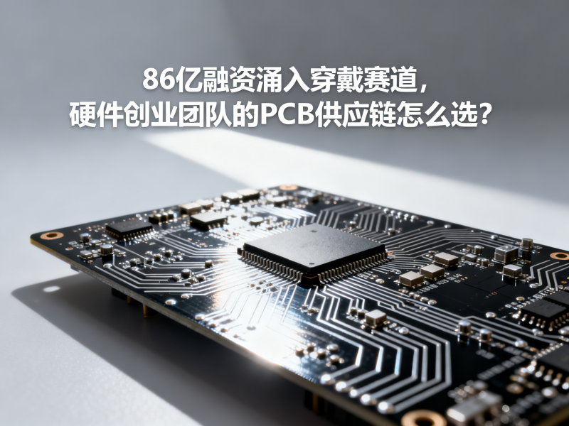 86亿融资涌入穿戴赛道，硬件创业团队的PCB供应链怎么选？