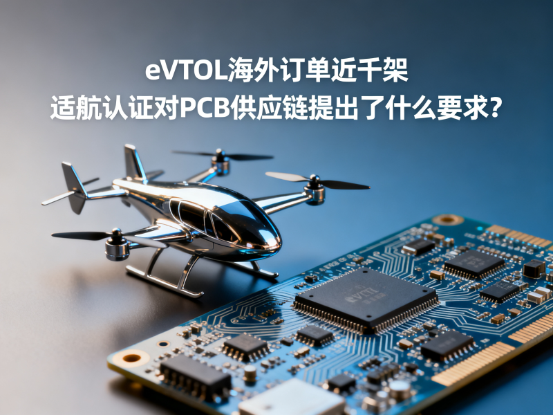eVTOL海外订单近千架，适航认证对PCB供应链提出了什么要求？